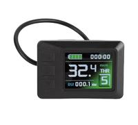 Alomejor Pantalla Ebikes, Panel Ergonómico de ABS con Pantalla a Color para Scooter Eléctrico con Conector a Prueba de Lluvia para una Experiencia de Conducción sin Fin