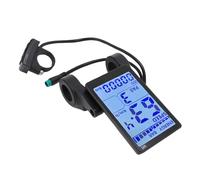 Alomejor Pantalla LCD de Bicicleta Eléctrica, Panel de Control M5 de Scooter Eléctrico de 5 Pines, Fácil de Usar para el Monitoreo de Datos en Tiempo Real con Fácil Instalación y Extracción