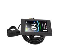 Alomejor Pantalla LCD para Scooter Eléctrico, Pantalla a Color de Material ABS, Medidor de Bicicleta Eléctrica para Velocidad en Tiempo Real y Monitor de Nivel de Batería para Usuarios de Manillar