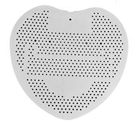 Alomejor Pantalla para Orinal, Desodorante Duradero a Prueba de Salpicaduras para Oficina, Baño, Restaurante, Plástico de 7,5x6,7x0,2 Pulgadas, Olor Aromático (WHITE)