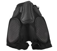 Alomejor Pantalones Cortos Acolchados, Protector de Cadera para Esquí, Patinaje, Ciclismo con Resistencia a Impactos EVA y Carcasa de Plástico PE, Protección Transpirable de Doble Capa para (Negro S