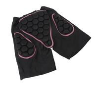 Alomejor Pantalones cortos acolchados protectores nueces de protección de estuco 3D estúcio ábrico de escucha 3D Diseño envolvente cómodo ligero con protección de los huesos laterales para el esquí