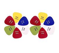 Alomejor Paquete de Púas de Guitarra con 100 Púas de ABS Premium con Textura Esmerilada, Colores Brillantes, Bordes Redondos, con Caja de Almacenamiento para Tocar una Melodía Más Clara y