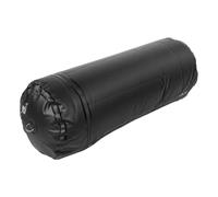 Alomejor Parachoques Inflable para Barcos, Cojín de PVC Resistente con Válvula de Bloqueo Giratoria para Yates Que Atracan Barcos, 60x24 Pulgadas, Negro