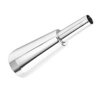 Alomejor Paso de Boquilla de Trompeta de Metal Más Grueso Más Pesado 3C Plateado Duradero para Piezas de Trompeta (SILVER)