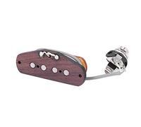Alomejor Pastilla de 4 Cuerdas Precableada, Piezas de Repuesto de Guitarra para Caja de Cigarros, con Conector de 6,35 Mm, para Reparación de Guitarra y Colección de Sonido DIY