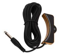Alomejor Pastilla de Boca de Guitarra Acústica Material Duradero que Produce una Calidad de Sonido Limpia para Guitarristas Plástico, Metal