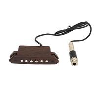 Alomejor Pastilla de Guitarra Acústica, Reducción de Ruido de Doble Bobina, Transmisión Estable y Ligera para Guitarristas que Ensayan, Material ABS