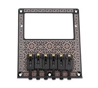 Alomejor Pastilla Humbucker de Puente de Guitarra Duradera Ajustable para Guitarras Eléctricas TL Telecaster (caleidoscopio negro)