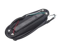 Alomejor Pastilla Humbucker Dual Hot Rail de 11K, Imán Cerámico, ABS, Accesorios para Guitarra Eléctrica con Reducción de Ruido, para Guitarras eléctricas. (Pista negra)