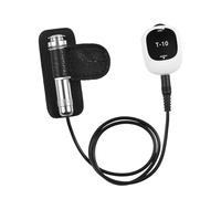 Alomejor Pastilla Piezoeléctrica Universal, Autoadhesiva, sin Perforación, 6,35 Mm para Guitarra, Ukelele y Violín, Sonido Claro y Fácil Control de Volumen (T-10-03)