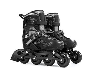 Alomejor Patines en Línea Patines de Ruedas Ajustables para Niños con 8 Ruedas Iluminadas Tamaño Ajustable para Niños Niñas de 6 a 12 Años Patinaje Recreativo para, Adolescentes, Mujeres y Hombres