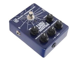 Alomejor Pedal Compresor de bajo, Efecto de Punto de Presión con Bypass Verdadero y Carcasa de Aleación de Aluminio, Función ATTACK y SENSE para una Compresión Potente un Tono