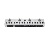 Alomejor Pedal de bajo Multiefectos, 36 Presintonías de Tono AMP IR Efector de Guitarra Eléctrica Digital 12 Horas de Tiempo de Trabajo para Edición de Música