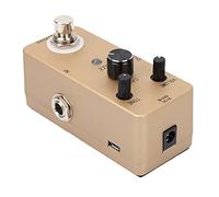 Alomejor Pedal de Efecto de Guitarra, Estilo Fuzz con Carcasa Totalmente Metálica con Interruptor True Bypass para Músicos de Punk Hard Rock