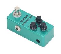 Alomejor Pedal de Efecto Overdrive, Potenciador de Tono de Guitarra Natural Suave con Perillas de Control de Tono de Nivel de Unidad, para Guitarra Eléctrica con Conector Mono de 1/4 de