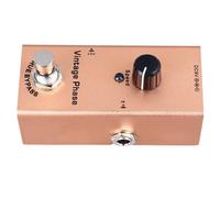 Alomejor Pedal de Efectos de Guitarra, Aleación de Aluminio, Mini Pedal de Efectos Compacto con Tono Ajustable para Guitarristas Eléctricos (Fase de la vendimia(06))