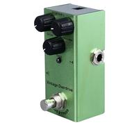 Alomejor Pedal de Efectos de Guitarra Eléctrica, Aleación de Aluminio, Mini Pedal de Efectos con Múltiples, Fácil de Controlar para Músicos e Intérpretes (Sobremarcha vintage (01))