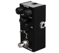 Alomejor Pedal de Efectos de Guitarra Eléctrica, Aleación de Aluminio, Mini Pedal de Efectos con Múltiples, Fácil de Controlar para Músicos e Intérpretes (Unidad definitiva(02))