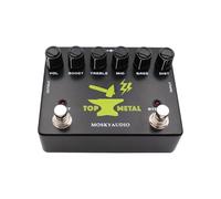 Alomejor Pedal de Guitarra BOOST TOP Metal, Pedal de Efectos para Heavy Metal con Ecualizador de 3 Bandas, Enfoque en los Medios para Graves Potentes, Agudos Nítidos y un Amplio de