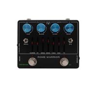 Alomejor Pedal de Preamplificador de bajo, Ecualizador Gráfico de 6 Bandas con Entrada Auxiliar y Salida de Auriculares para bajo