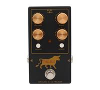 Alomejor Pedal de Preamplificador de bajo Efecto de bajo Analógico de Aluminio con Ecualizador de 3 Bandas Ultra Lo Hi Boost True Bypass 9 V CC para Bajistas Grabación de Práctica en Escenario en Vivo