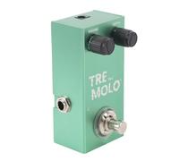 Alomejor Pedal de Trémolo, Efecto de bajo de Guitarra Dinámica Dulce Vintage 6.35 Mm para Actuaciones Al Aire Libre