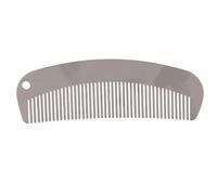 Alomejor Peine para el Cabello, Elaborado con Material TC4 Ti, Peine de Dientes Finos Antiestático para Hombres y Mujeres, con Puntas Redondeadas para Proteger el Cuero Cabelludo,