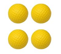 Alomejor Pelota de Entrenamiento de Golf Monocapa de 42,6 Mm con Tecnología Aerodinámica, Paquete de 20 Pelotas de Golf Amarillas para un Vuelo Estable, Accesorios de para Práctica en Interiores