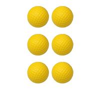 Alomejor Pelota de Entrenamiento de Golf Monocapa de 42,6 Mm con Tecnología Aerodinámica, Paquete de 20 Pelotas de Golf Amarillas para un Vuelo Estable, Accesorios de para Práctica en Interiores