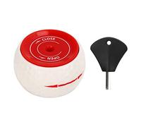 Alomejor Pelota de Práctica de Golf con Forma de Rueda Ajustable para Mejorar Habilidades y Entrenamiento, Regalo Portátil para Entusiastas del Golf, Plástico de Acero Inoxidable de 1,7 Pulgadas de