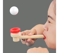 Alomejor Pelota Flotante Que Sopla Juguete Interactivo de Espuma de Madera Educativo para Niños, Aumenta la Capacidad Pulmonar para Diversión Familiar