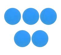 Alomejor Pelotas Hinchables de Goma Ecológicas de 6 Cm para Ejercicio de Manos, Paquete de 5 para Piscinas y Playas (Blue)