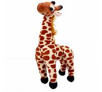 Alomejor Peluche de Jirafa, con Manchas Realistas y Estructura de Alambre Flexible, Suave y Articulado, Ideal para Niños, Decoración del Hogar o como Regalo. 30 Cm (12 Pulgadas). (30 centimetros)