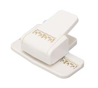 Alomejor Perforadora de Plástico y Metal Portátil para Estampado de Flores de Papel para Manualidades, Cortador de Bordes Ligero y Elegante para álbumes de Recortes Tarjetas de Felicitación, Se