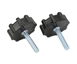 Alomejor Perilla de Sujeción, Tornillo de Manillar de Acero Al Carbono con Cabeza de Plástico PP de Fácil Agarre para Mini Trail Bikes DAX 50 70 CT70 ST50 ST70