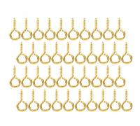 Alomejor Perla Tornillo Ojo Clavija Conector de Joyería Premium para Hacer Bricolaje 200 Piezas para Accesorios de Joyería Hechos a Mano (GOLD)