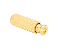 Alomejor Pernos de Anclaje de Trémolo, Aleación de Cobre y Zinc, Altura Ajustable, 2 Piezas de Pernos de Puente de Trémolo para Reemplazo de Guitarras Eléctricas (GOLD)