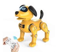 Alomejor Perro Robot Interactivo, Mascota Robot de Control Remoto Inteligente con Sensores Táctiles, Bailando Cantando Caminando Narración para Niños Adultos, Material ABS