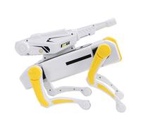 Alomejor Perro Robot Programable, Control de Voz Interactivo Control Remoto Mascota Robótica con Aprendizaje de Codificación Inteligente y Múltiples Modos de Juego para Niños y Niñas