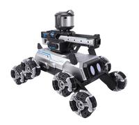 Alomejor Perro Robot RC Interactivo, Cachorro Acrobático de 8 Ruedas, Luces RGB, Efectos Musicales para Niños, Niñas de 3 a 12 Años