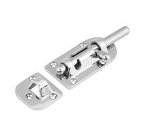 Alomejor Pestillo Marino de Acero Inoxidable Pestillo para Barcos Cerradura de Perno de Barril Pulido Fundido 316 de 60 Mm para Puertas y Ventanas de Barcos Fácil Instalación Reemplazo Directo (110