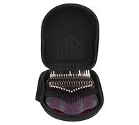 Alomejor Piano de Pulgar, Kalimba Portátil de Material Acrílico con 17 Teclas, Instrumento Ideal para Niños y Adultos que Aprenden Música