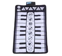Alomejor Piano Mat Toy, Teclado Multiinstrumento ABS con una Manta de Rastreo de 15x8in para el Desarrollo Sensorial de los Bebés