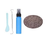 Alomejor Pick Rock DIY Juguete de Alivio para Adultos y Niños, Kit de Piedra Acolchada de Látex para Aliviar la Ansiedad, Regalo Relajante para Navidad, Cumpleaños, Acción de Gracias (látex Azul)