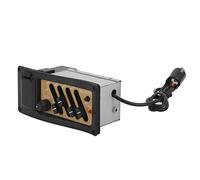 Alomejor Pickup de Guitarra Acústica Preamplificador de Piezo de 4 Bandas EQ EQAYIZE Color de Grano de Madera para Modificación y Ensamblaje de Sonido, Apto para Entusiastas de la Guitarra