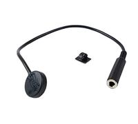 Alomejor Pickup de Guitarra de Madera Transductor de Micrófono Negro Universal para Guitarras Acústicas, Enchufe de Baja Interferencia y Reproducción para Músicos de Color Negro