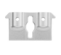 Alomejor Piezas RC, Conector de Actualización de Montaje de Parachoques Delantero de Aluminio para Ascent Escala 1:18, Ligero, Resistente a la Intemperie, Aventuras Todoterreno (Silver)