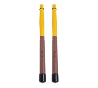 Alomejor Pincel de Batería Retráctil, Nylon de Retracción Automática con Agarre de Comodidad, 1 par para Práctica y Actuación en Vivo