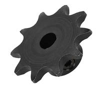 Alomejor Piñón con Orificio en D de 10 Dientes, Piñón Compacto con Tornillo de Fijación para Transferencia de Potencia del Motor, 6 Mm de Diámetro, Material de Acero, 1 Unidad